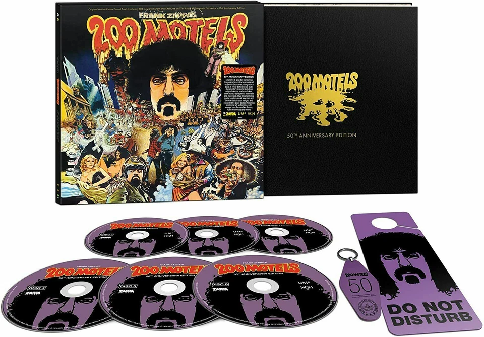 Frank Zappa - 200 Motels - 50th ANNIVERSARY edition -6 CDs-door hanger-book-etc. - Bild 1 von 1