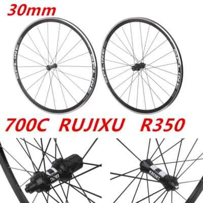 700C Road Bike Wheelset Frame Height 30mm V/C Brake Ring Brake Wheels 20 24Holes - Image 1 of 4