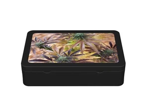 DECORATIVE STASH BOX ORGANIZER WITH 3D LENTICULAR STICKER OF OUR FALL HARVEST - Picture 1 of 11
