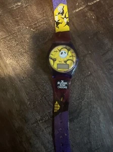 The Nightmare Before Christmas Bats & Cats Burger King Promo Digital Watch 1993 - Picture 1 of 3