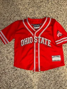 Red Ohio State Embroidered Jersey Steve and Barrys youth 6-8 - Picture 1 of 3