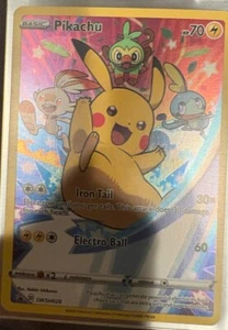 Pikachu SWS H020 Swish espada y escudo tarjeta promocional SWSD - Imagen 1 de 2