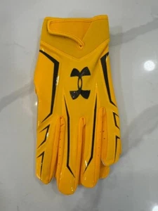 Under Armour Men's NFL Football Gloves Yellow Size 3XL MSRP $34.99 - Picture 1 of 3