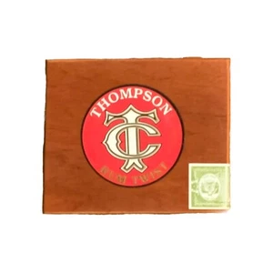 Vintage Wood Cigar Box 7"x6" Hand Made in the Dominican Republic Pre-Owned - Picture 1 of 9
