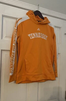 Sudadera con capucha para mujer Tennessee Vols, mediana, Adidas, naranja, bolsillo frontal Foto 1 de 4