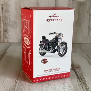 HALLMARK 1980 2016 HARLEY DAVIDSON FXB STURGIS MOTORCYCLE NIB - Picture 1 of 13