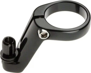 New Tektro Front Cable Hanger w Adjusting Barrel 1 1/8" 28.8mm Aluminum Black - Picture 1 of 1