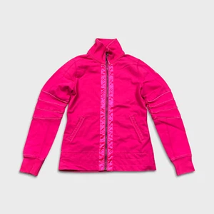 Lululemon 2013 Mogul Zip Jacket Womens Small Pink Full Zip Yoga Tracksuit Top - Picture 1 of 8