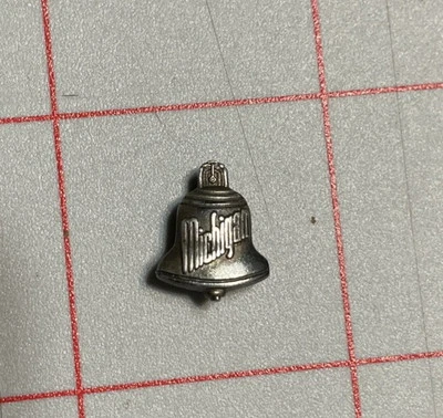 Vintage Sterling Silver Tone Michigan Bell Telephone Company Lapel Pin - Image 1 of 2