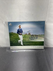 2004 Upper Deck SP Golf Signature Shots Jesper Parnevik Auto 8x10 (JP2) - Picture 1 of 24