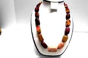 Mookaite Necklace 20" long New with Tag, gift boxed - Picture 1 of 5