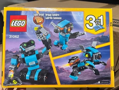 Brand New Sealed LEGO CREATOR: Robo Explorer (31062) Light Brick Included - Image 1 of 2
