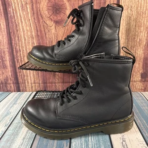 Stivali da combattimento Dr Martens neri taglia 4 US da uomo 10072 AW004 - Foto 1 di 9