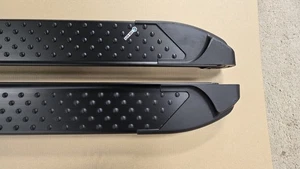 VW T5 T6 TRANSPORTER BRILLIANT SIDE STEPS RUNNING BOARDS 2003-15 BLACK - Picture 1 of 18