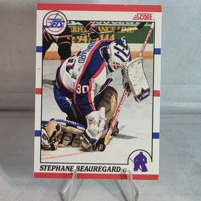 1990-91 Score - Stephane Beauregard #282 (RC) Winnipeg Jets - Image 1 of 2