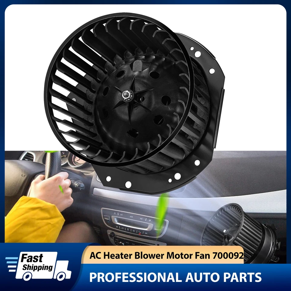 Heater Blower Motor ABS Plastic for Chevy GMC Pickup Buick Pontiac Olds Truck