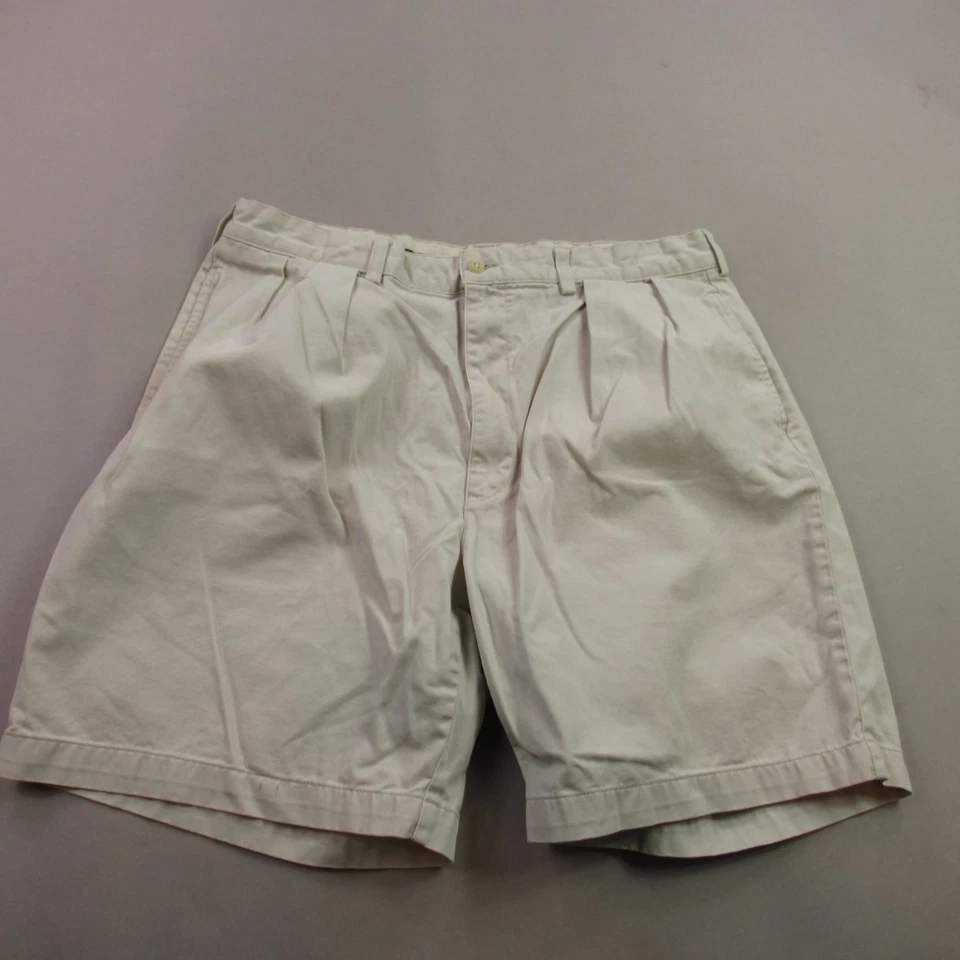 Polo Ralph Lauren Shorts Mens 38 Chino Outdoors Pockets Lightweight Ivory Casual - Image 1 of 4