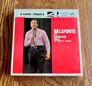 Harry Belafonte Belafonte At Carnegie Hall RCA FT 6000 Reel To Reel 71/2 IPS NM - Picture 1 of 4