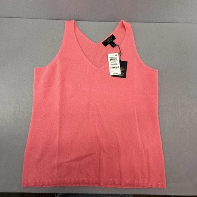 Camiseta sin mangas Charter Club Cashmere Shell para mujer pequeña rosa sol sin mangas nueva con etiquetas Foto 1 de 4
