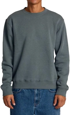 RVCA Dayshift Crew Pullover Sweatshirt sz XL X-Large Blue Green - Image 1 of 4