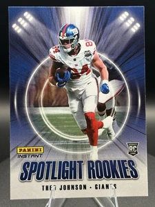 2024 2025 Panini Instant Spotlight Rookies In Hand RC /1426 Theo Johnson - Picture 1 of 3