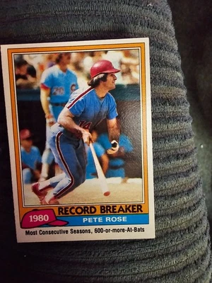 1981 Topps - Record Breaker Mike Schmidt, Pete Rose #205 - Image 1 of 4