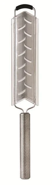 V-Hobel Reibe Raspel aus Edelstahl mit Anti-Rutsch Griff schmal Cuisipro - Bild 1 von 1