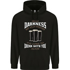 Hello Darkness My Old Friend Funny Guiness Mens 80% Cotton Hoodie