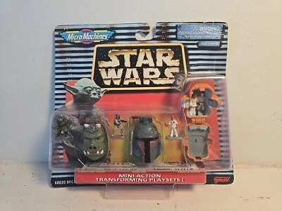Star Wars Micro Machine 68020 Collection 1 Boba Fett Ackbar Gamorrean Galoob NEW - Image 1 of 3