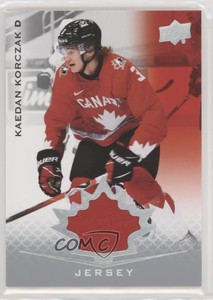 2021 Upper Deck Team Canada Juniors Jersey Kaedan Korczak #4