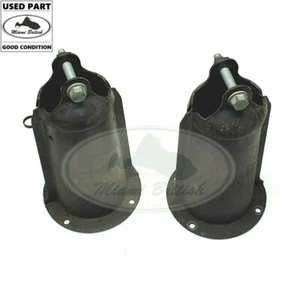 LAND ROVER FRONT SPRING TURRET BRAKET SET x2 DISCOVERY SERIES 2 KVU101051 USED - Picture 1 of 1