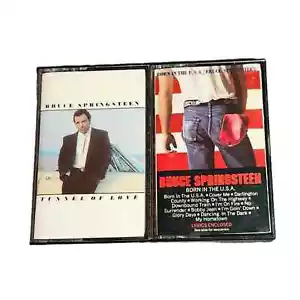 Bruce Springsteen Cassette Lot TESTED Pre-owned - Picture 1 of 3