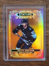 2022-23 Upper Deck Stature Rookie Matty Beniers /45