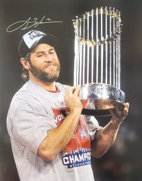 Фотография с автографом LANCE BERKMAN St. Louis Cardinals 16x20 с сертификатом подлинности - Изображение 1 из 1