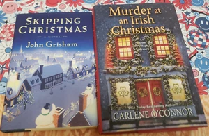 CHRISTMAS - LOT OF 2 HARDCOVER BOOKS - JOHN GRISHAM & CARLENE O'CONNOR - - Picture 1 of 2