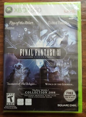 Xbox Final Fantasy XI: Vana'diel Collection 2008  (Microsoft Xbox 360, 2007) NEW - Image 1 of 3