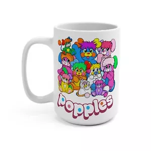 Popples 80s Saturday Morning Kids Cartoon 15oz White Mug, Tea, Latte - Picture 1 of 5