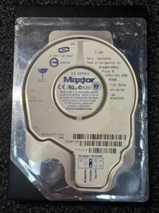 Maxtor NAR61EA0 6E040L 40GB 7.2K RPM 2MB Cache ATA 133 HDD 3.5" - Picture 1 of 6