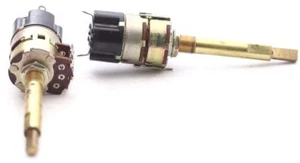 NOBLE POTENTIOMETER 500K + 1M OHM LIN/LOG D/S W/O ON/OFF NOS 1PC CA278U24F040222 - Picture 1 of 2