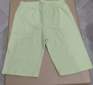 Gap Girls summer sparkle light yellow Biker Shorts Size 10 Or 12. 94% cotton. - Picture 1 of 3