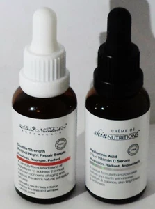 2 Types Of Skin Nutrition 1 Retinol Night Repair & 1 Vitamin C Day Serum Sealed - Picture 1 of 1