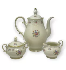 Juego de cafetera, azucarero y crema vintage PT Bavaria Tirschenreuth Alemania - Imagen 1 de 10