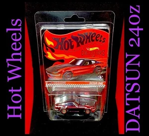 Hot Wheels RLC Datsun 240z Red Redline Club Real Riders 6500 Mattel 2016 New - Picture 1 of 7