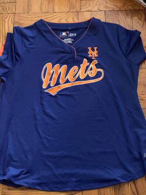 Women's Levelwear White New York Mets Birch Chase T-Shirt Size: Large