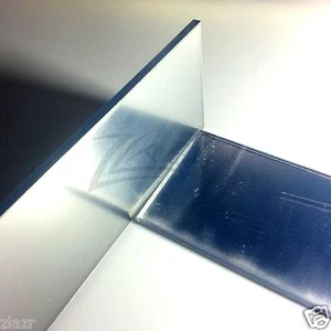 "ESPEJO DE DOS VÍAS 2""x4"" Hoja de Acrílico Ver-Thru Plexiglás Vigilancia Espía Seguridad - Imagen 1 de 6