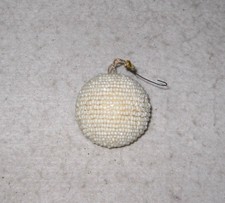 Christmas Ornament Holiday Tree Decoration Small Beaded Ball 2”