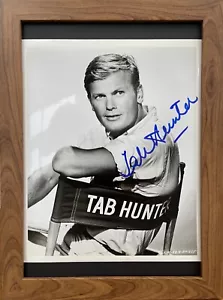 Tab Hunter Famous U.S. Actor/Singer Framed Hand Signed Photo (10' X 8') With COA - Picture 1 of 6