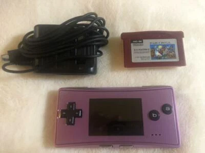 Software de juego Nintendo Game Boy Advance Micro púrpura de japón Foto 1 de 3