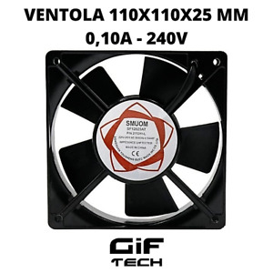 VENTOLA 2 PIN 110X110X25 MM 220-240V 0.10A P7N 2112HSL RAFFREDDAMENTO CPU
