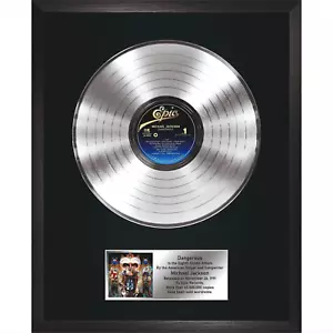 Michael Jackson – Dangerous / LP Platinum 12" / Souvenir in black frame / Disco - Picture 1 of 6